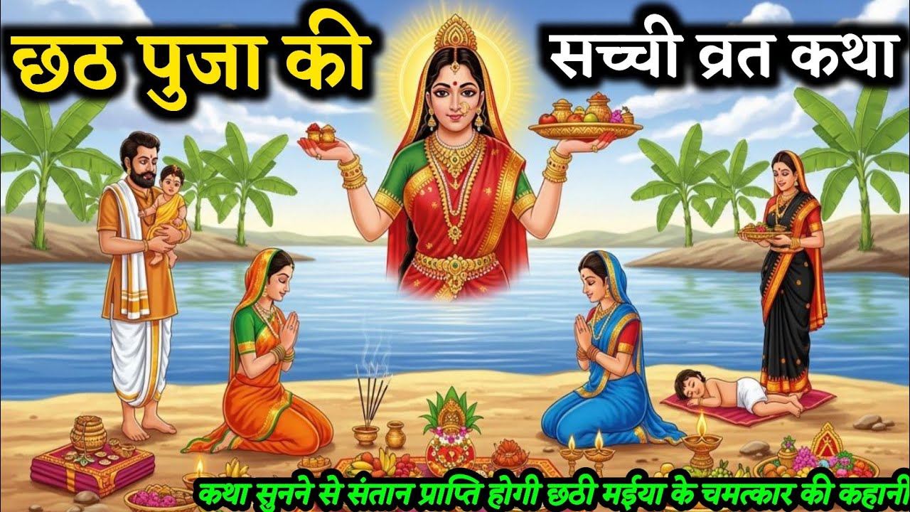 छठ पूजा सम्पूर्ण व्रत कथा | Chhath Vrat Katha 2025।Chhath Ki Kahani | Chhath Vrat Ki Kahani #छठकथा