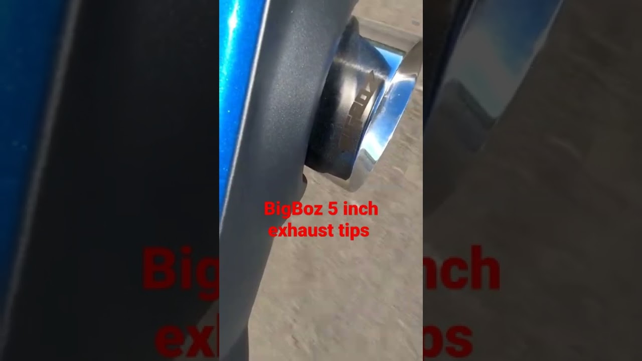 BEST 5 INCH EXHAUST TIPS THAT MONEY CAN BUY!!! 