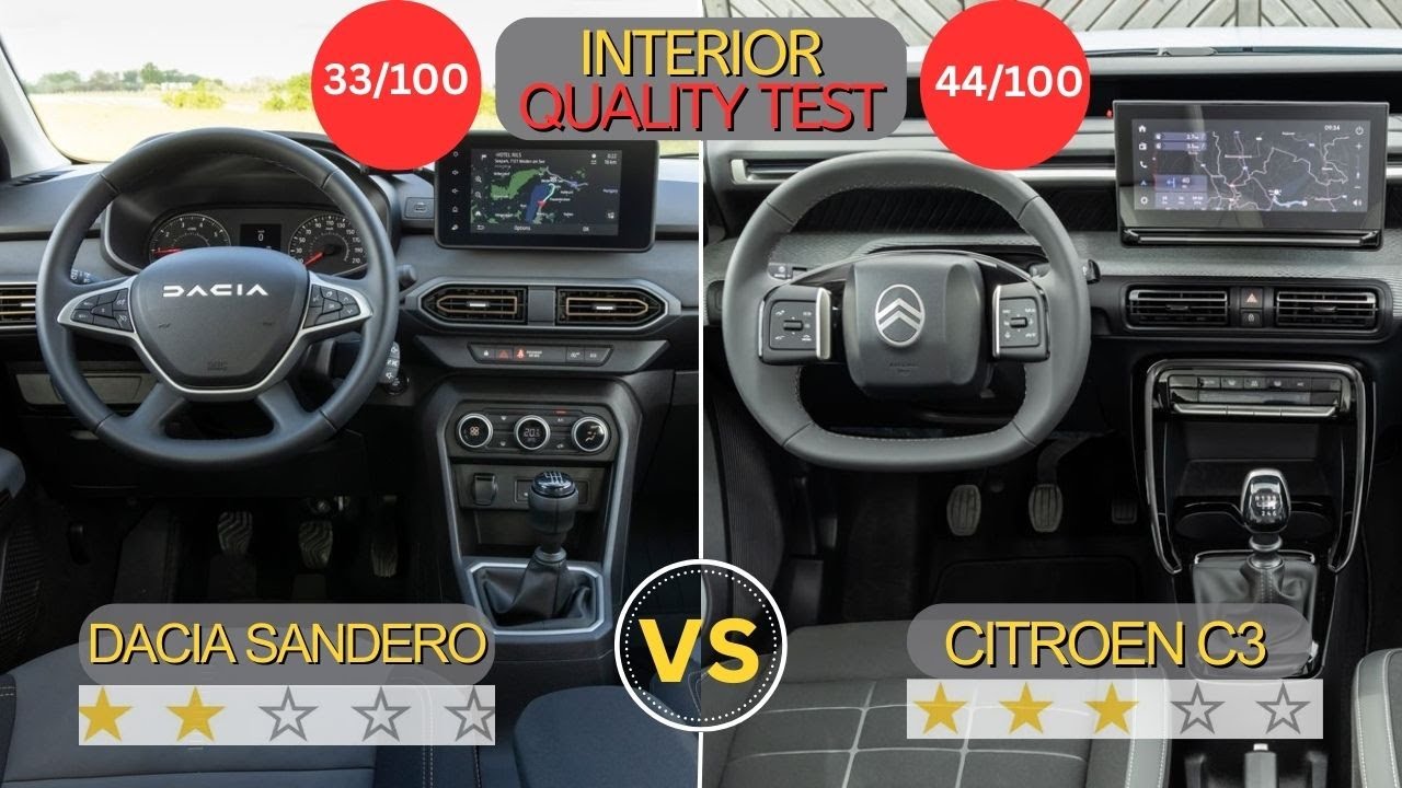 Dacia Sandero Vs Citroen C3 (2025) | The ultimate "VALUE FOR MONEY" comparison!