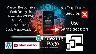 Master Responsive Web Design in Elementor (2025) – Zero Coding Required! Responsive Same Section