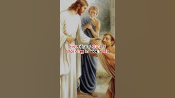Five signs God is working in your life. #jesus #viral ￼