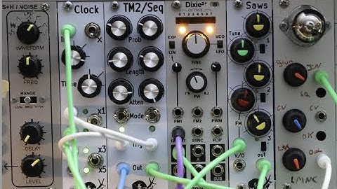 Trailer for TM2, a CV Sequencer by karltron