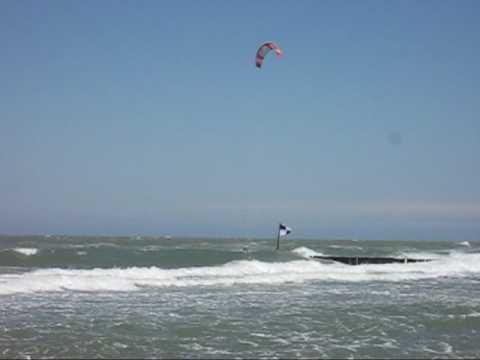 fetter Kiteloop von VDWS Kitesurflehrer bei satten 6 Bft.