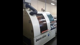 Tornos Deco 13 CNC Swiss, new 2000 m/c# 393103