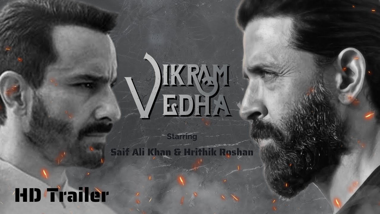 Vikram Vedha Trailer Release Date Announcement |  Hritik Roshan | Saif Ali Khan