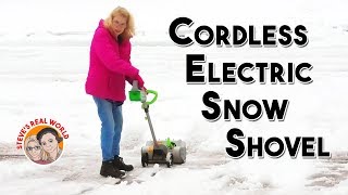 Cordless Electric Snow Shovel In Heavy Wet Snow, Will it Work?