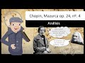 🎵 Chopin: Mazurca op. 24, nº. 4 🔍 ANÁLISIS de partitura