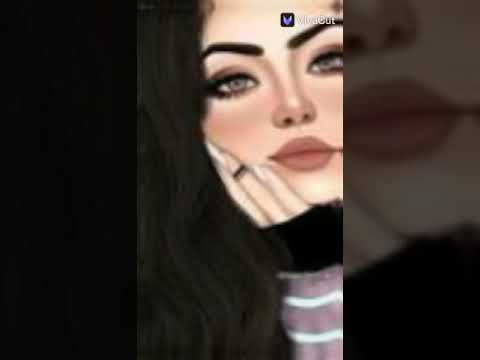 تصميم صور بنات كرتون فيديو جميل اشتركو