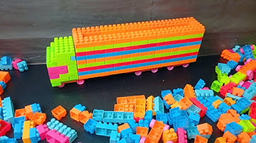 Satisfying DIY Lego Truck | Lego Building Blocks Videos #buildingblockstoys #lego