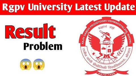 Rgpv Result Problem 😭 (Enrollment no. not found)