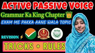 Active Passive Voice One Shot | All Rules &amp; Tenses 🔥