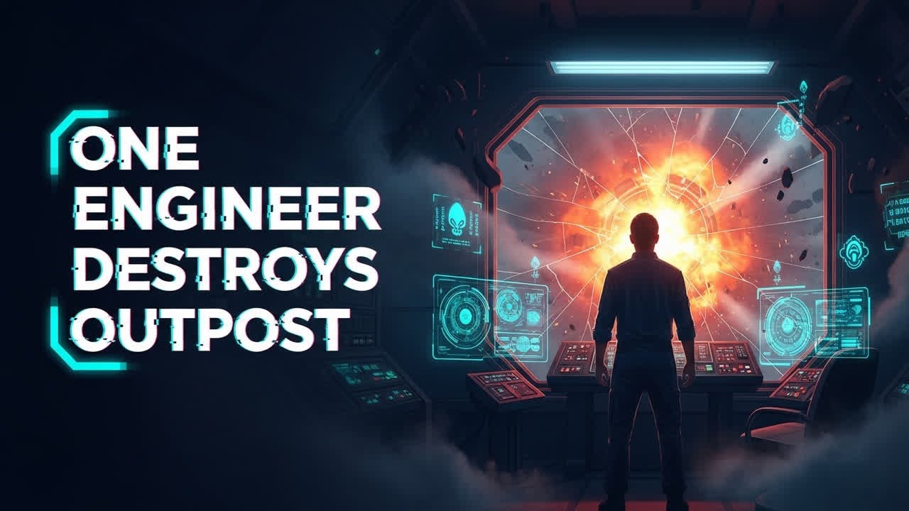 The Last Alien Outpost Fell - One Human Engineers Stand