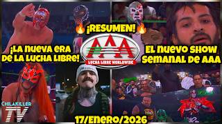 La Nueva Era De La Lucha Libre Aaa Lucha Libre 17 Enero 2026 Resumen Y Resultados