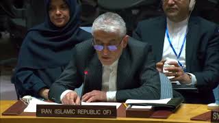 Saeed Iravani: &quot;The Islamic Republic of Iran does not seek escalation&quot; @UN - Security Council