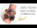 Wire Weave Ring Tutorial - Wire Wrapped Ring Tutorial - Intermediate Level