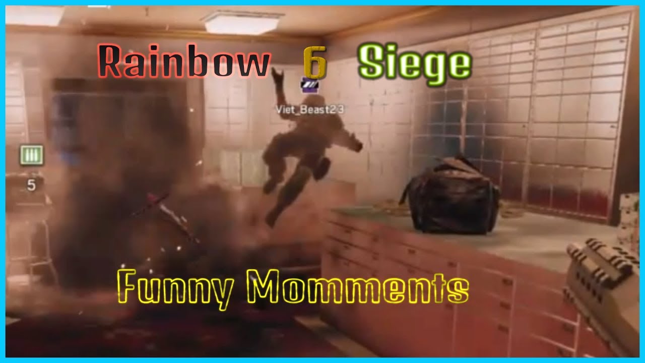 Rainbow Six Siege Funny Moments (First Experience) - YouTube