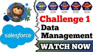 Data Management | Salesforce Trailhead | Import Data | Challenge 1