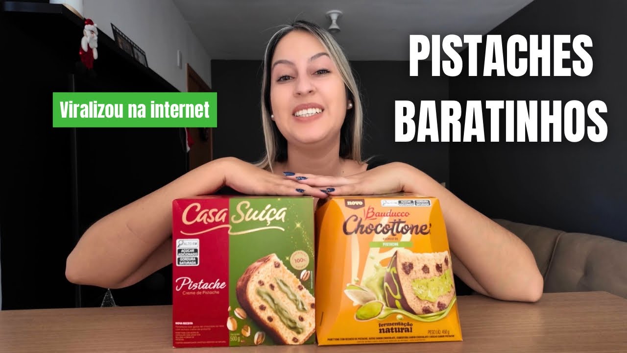 Chocotone Bauducco Pistache X Chocotone Casa Suíça Pistache
