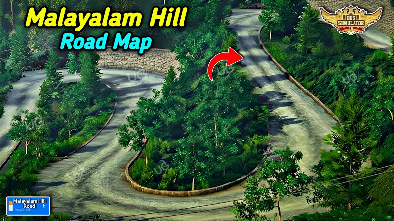Map Mod Bussid 4.4.1 - New Released Malayalam Hill Road Map Mod For Bus Simulator Indonesia | Bussid
