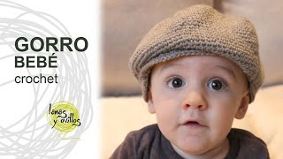 Tutorial o Boina Bebé Crochet o - YouTube