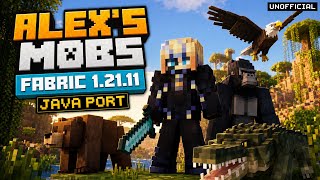 😱Alex’s Mobs FINALLY Works on Fabric 1.21.11‼️ | Unofficial Java Port📝 Alex's Mobs Fabric 1.21.11
