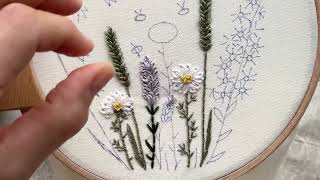 Wildflowers Meadow Embroidery