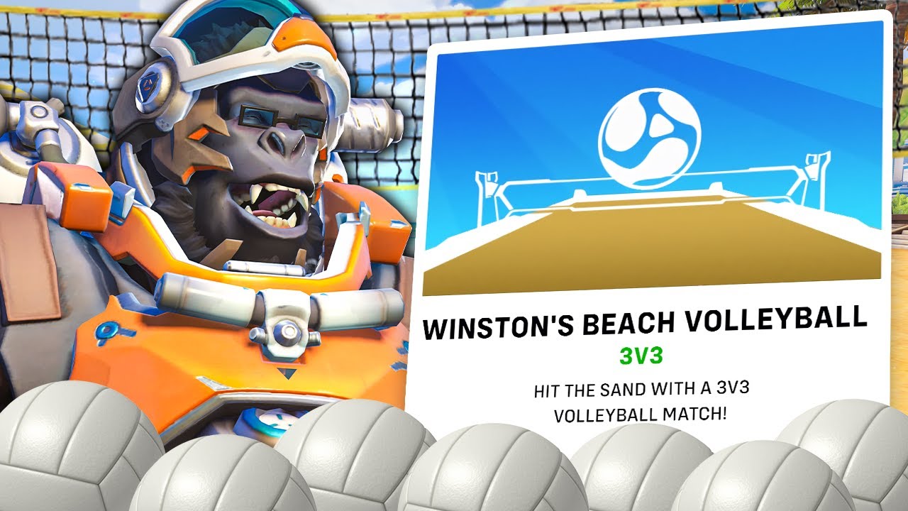 Winston Volleyball Is A BLAST With Friends In Overwatch 2 YouTube