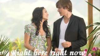 Right Here Right Now-High School Musical 3 Full Lyrics