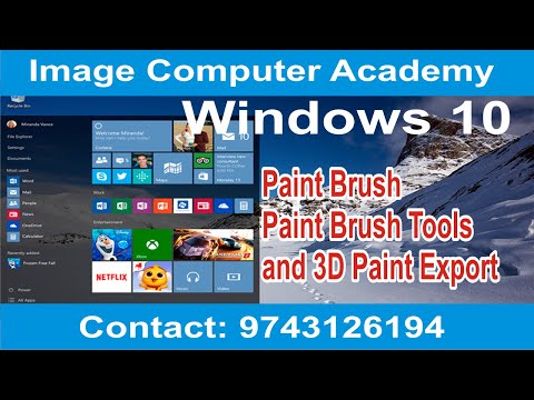Windows 10 Paint Brush