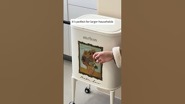 A Minimalist Waste Bin for a Simple and Elegant Home #Minimalist #ElegantHome #WasteBin