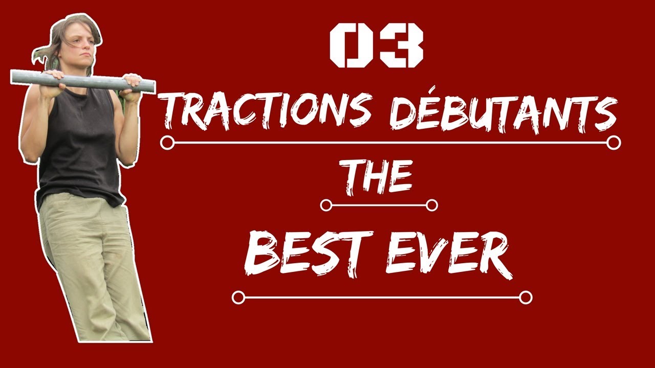 Semaine traction Les meilleurs tractions pour les débutants. jour 3 YouTube