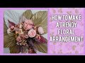 How To Make A Floral Arrangement With Pampas Grass / Dried Palm Leaf Arrangement