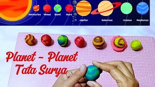 Cara Membuat Planet-planet Tata Surya Dari Plastisin Yang Mudah Tugas Ipas
