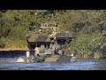 Военные России и Беларуси преодолели реку на бронетанковой технике: "Славянское братство - 2020"