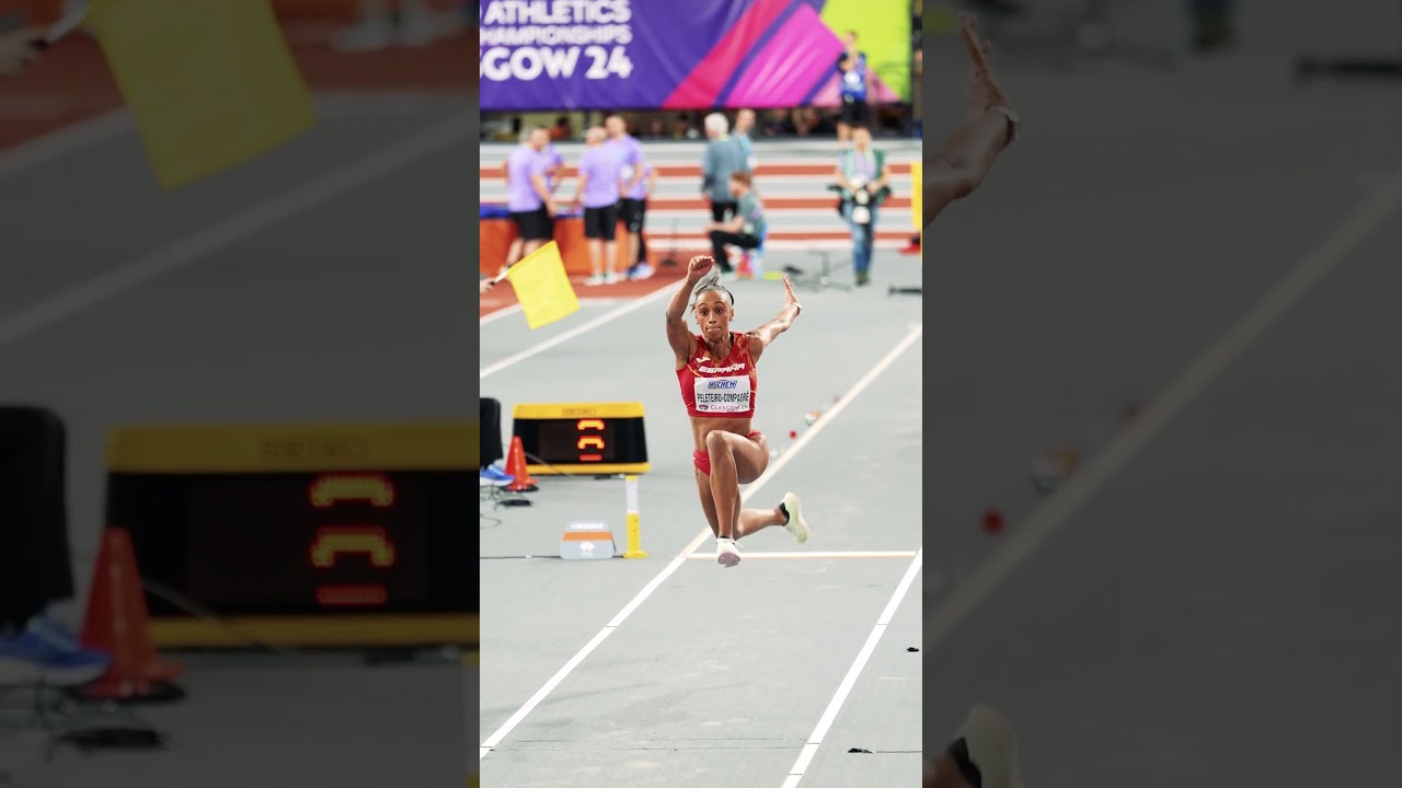Peleteiro power ? #spain #triplejump #athletics #worldindoorchamps