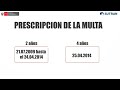 ¿CUANDO PRESCRIBEN LAS PAPELETAS DE TRÁNSITO A LOS 2 O 4 AÑOS?