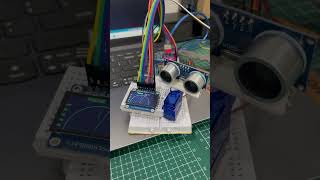 Easiest Radar Simulation Project #arduino #servomotor #electronic #schoolproject