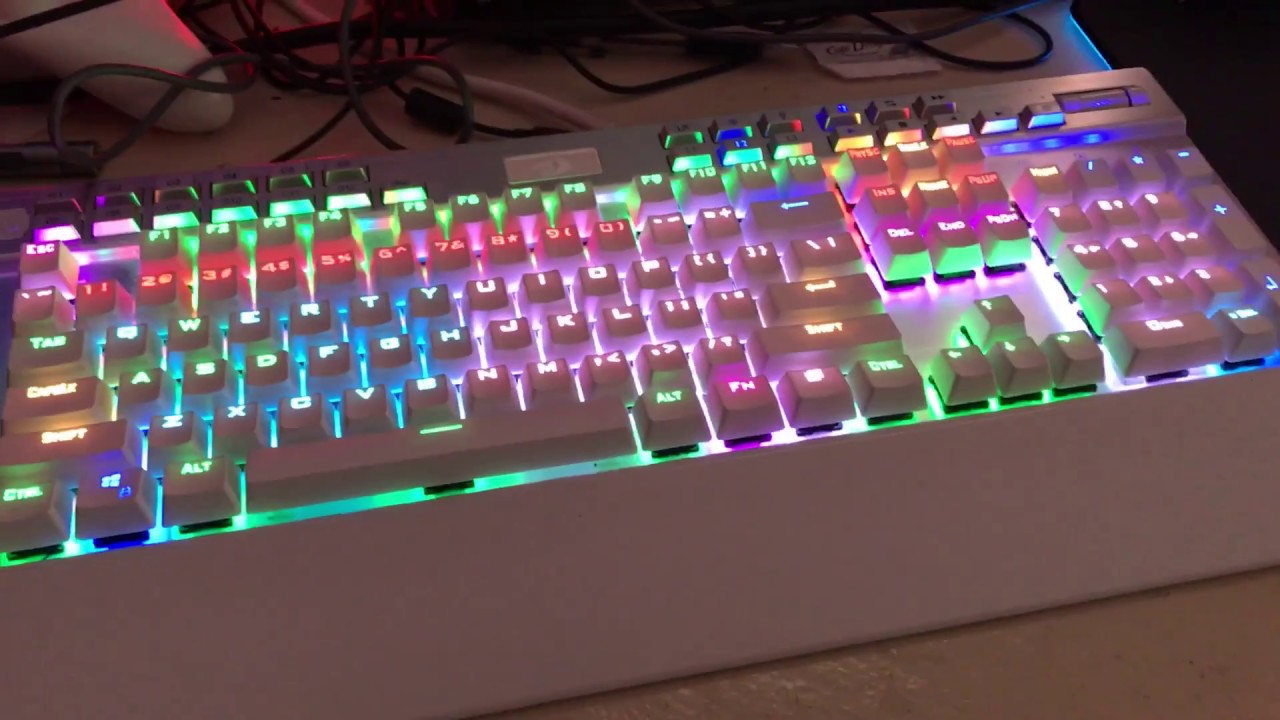 Red Dragon RGB 132 LED Keyboard Review! - YouTube