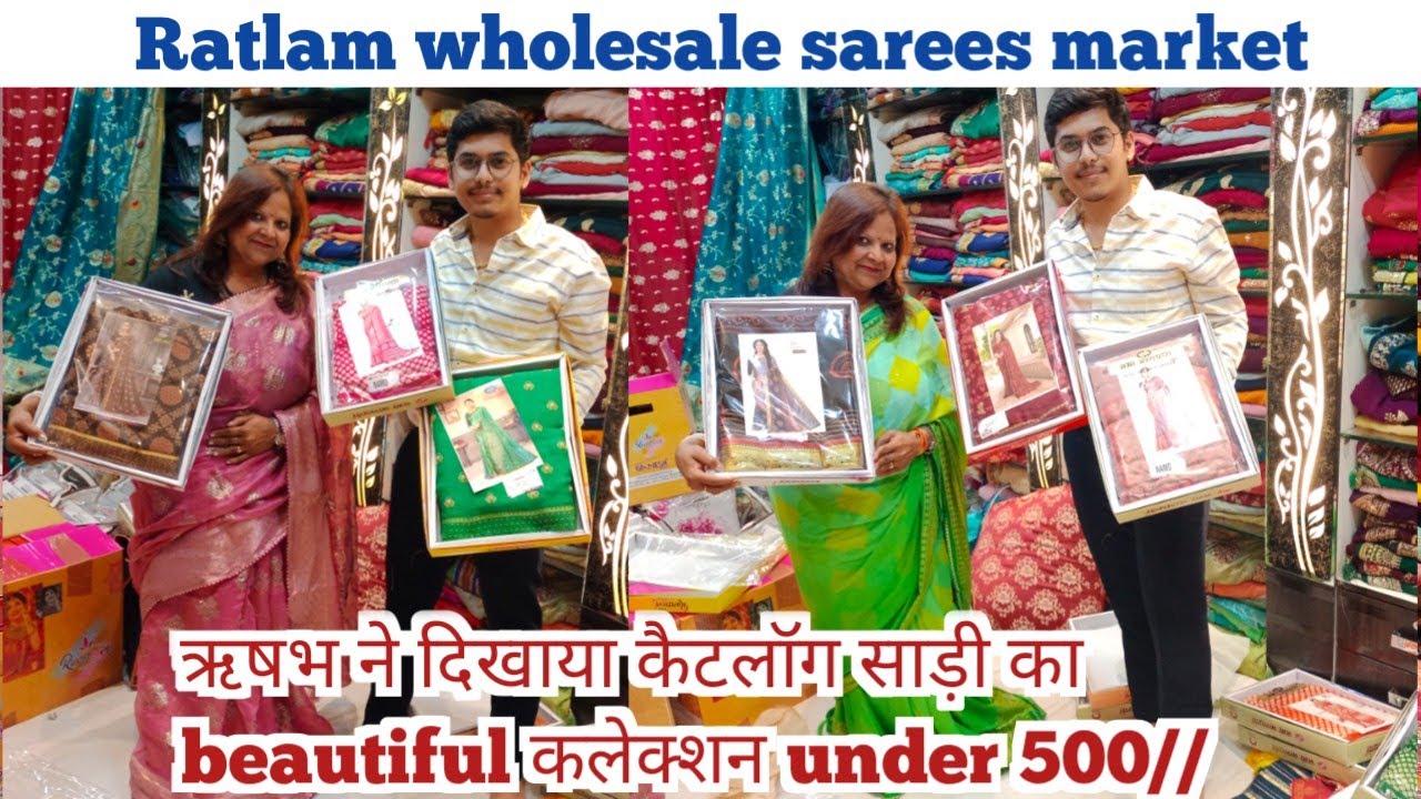 Ratlam saroj saree ka shandar offer collection under 500/ कैटलॉग साड़ी ll