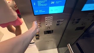 (STRANGE ENCOUNTER) TKE Traction Conference Center Elevators @ Fontainebleau Resort - Las Vegas, NV