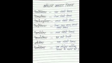 Learning Disabilities only 1 minutes Dyslexia, Dysgraphia, Dyscalculia, Aphasia, Dysthymia#ctet