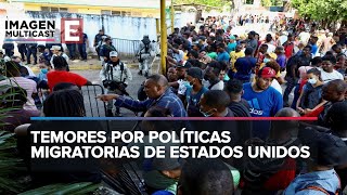 Migrantes abarrotan oficinas de refugio en México