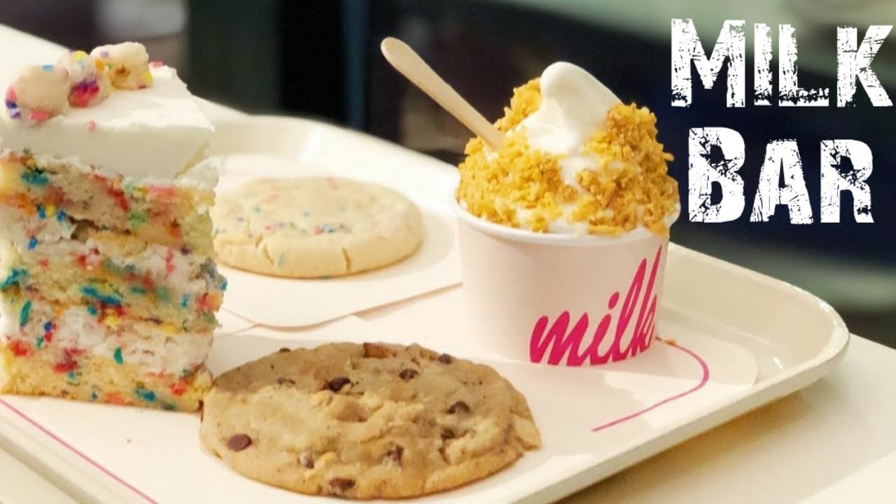 Trying MILK BAR DC Famous Pie Latte & Bagel Bomb! Dessert Travel Guide