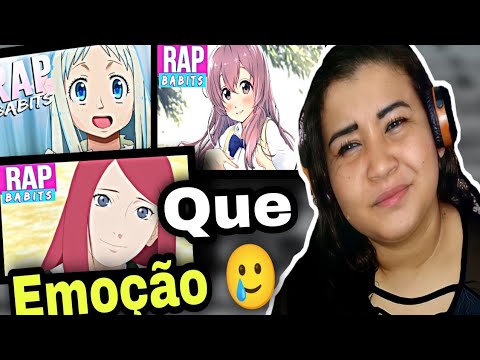 REACT 3em1|BABITS|Rap da Kushina(Naruto)Rap Da Menma(AnoHana)eRap Da Nishimiya(Koe No Katachi) NANDA