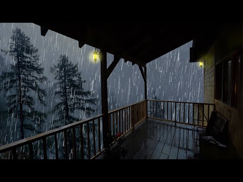 Lluvia Relajante Para Dormir - Sonido de Lluvia y Truenos - Rain Sound for Sleeping 185