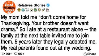 Don't Come Home, Your Brother Doesn't Want Drama, My Mom Said—Years Later, At My Wedding...
