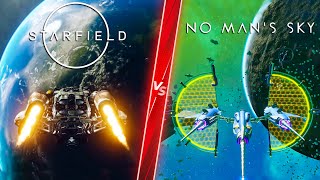 Starfield vs No Man's Sky - Direct Comparison! Attention to Detail \& Graphics! (4K 60FPS HDR)