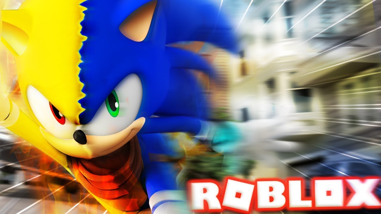 SONIC SE TRANSFORMA EM SUPER SONIC no ROBLOX !! (Super Sonic