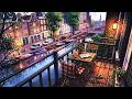 Lofi World Tour: Amsterdam 🇳🇱 | Rainy Canal Ambience | Relax &amp; Focus Beats