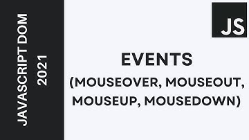 32 - Learn JavaScript DOM  2021 - Events (mouseover, mouseout, mouseup, mousedown) Darija | بالدارجة